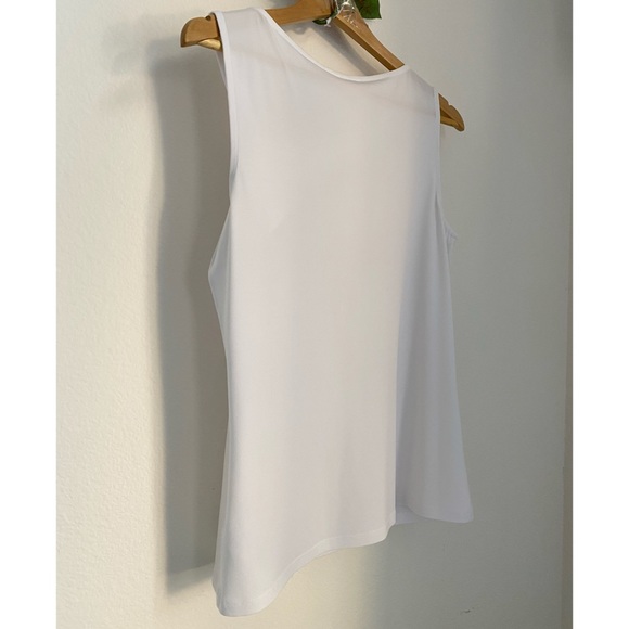 SOLD   Micheal Kors White & Gold Sleeveless Blouse - Picture 9 of 10